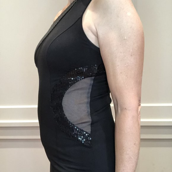 Elegant Black Long Dress - Picture 5 of 16